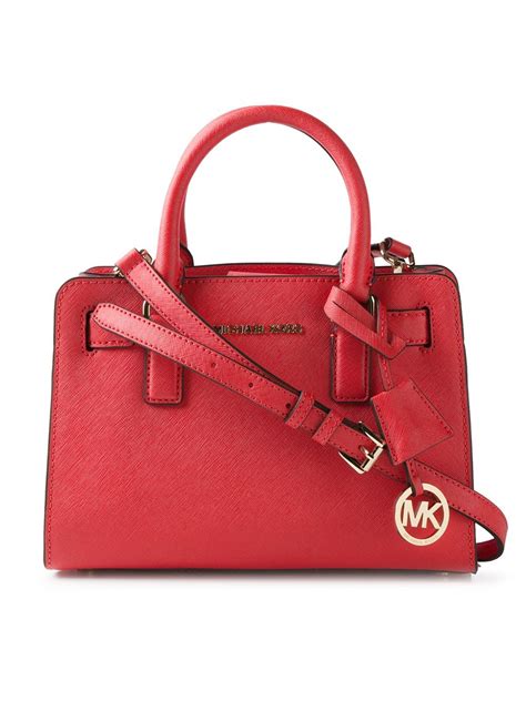 small red michael kors purse|michael kors red mini bag.